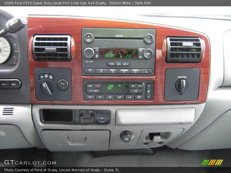 Oxford White / Dark Flint 2006 Ford F350 Super Duty Lariat FX4 Crew Cab 4x4 Dually