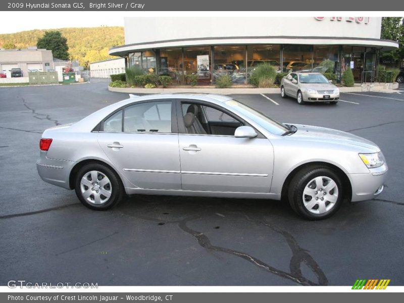 Bright Silver / Gray 2009 Hyundai Sonata GLS
