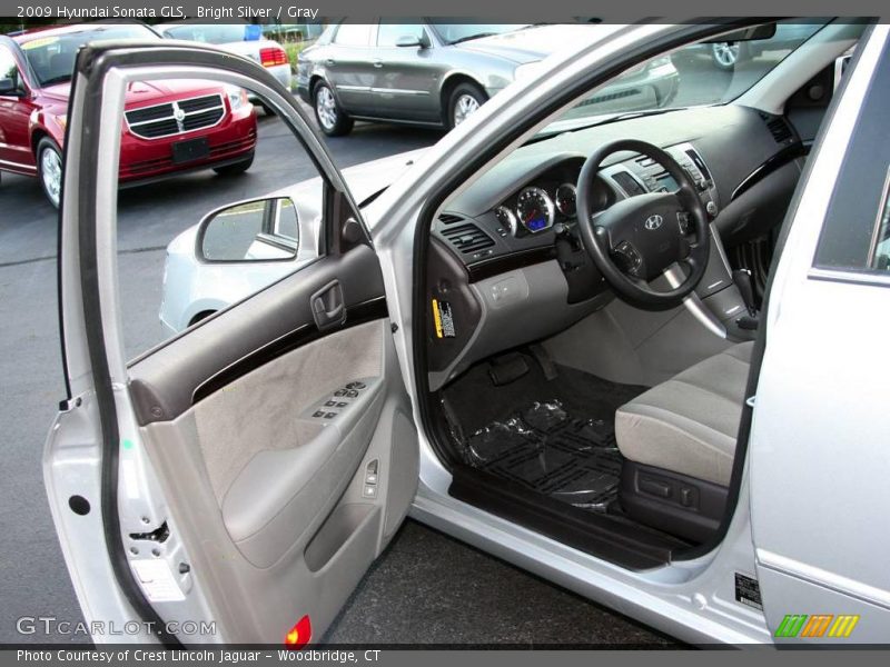 Bright Silver / Gray 2009 Hyundai Sonata GLS