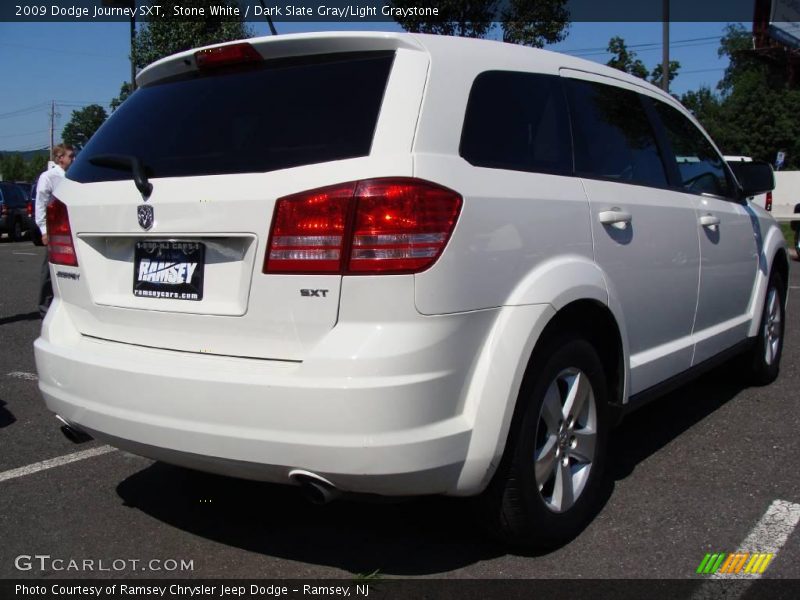 Stone White / Dark Slate Gray/Light Graystone 2009 Dodge Journey SXT