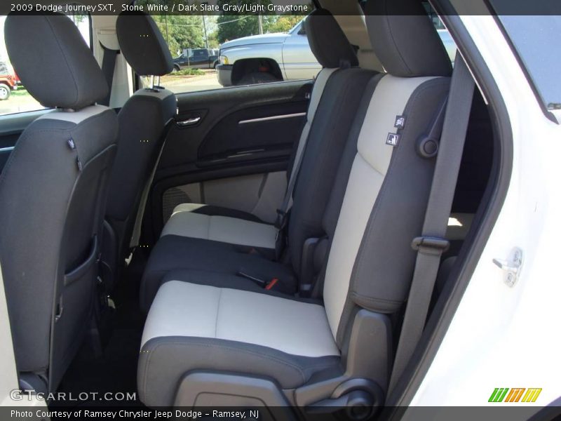 Stone White / Dark Slate Gray/Light Graystone 2009 Dodge Journey SXT