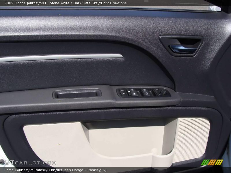 Stone White / Dark Slate Gray/Light Graystone 2009 Dodge Journey SXT