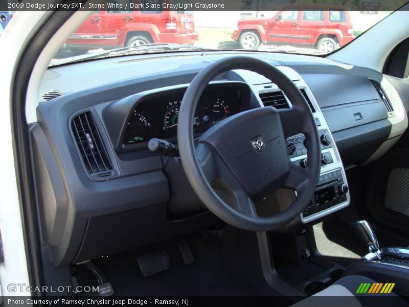 Stone White / Dark Slate Gray/Light Graystone 2009 Dodge Journey SXT