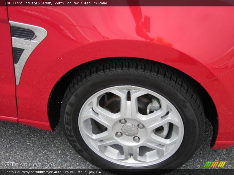 Vermillion Red / Medium Stone 2008 Ford Focus SES Sedan