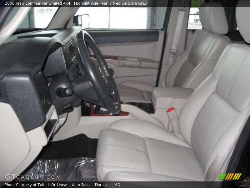 Midnight Blue Pearl / Medium Slate Gray 2006 Jeep Commander Limited 4x4
