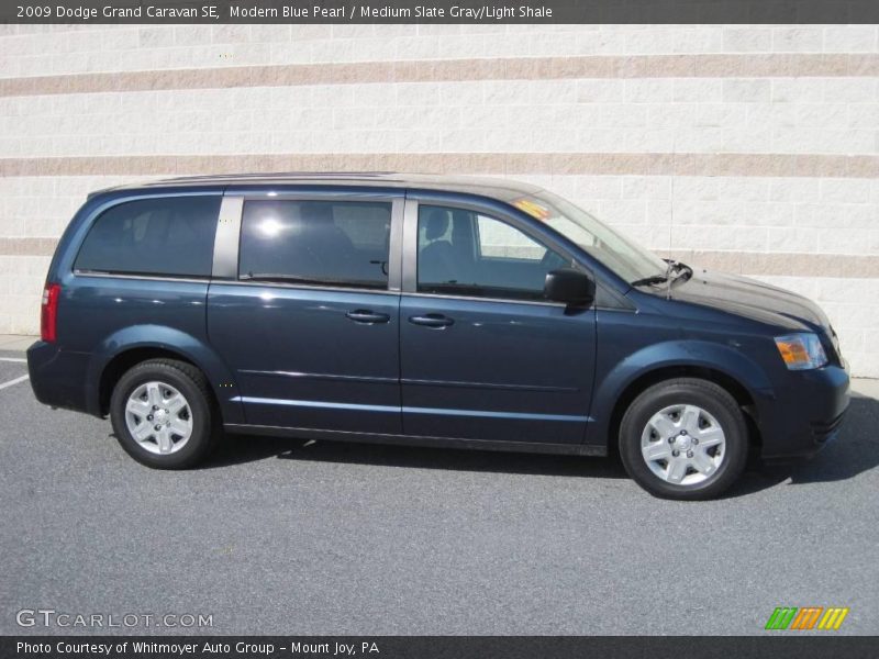 Modern Blue Pearl / Medium Slate Gray/Light Shale 2009 Dodge Grand Caravan SE