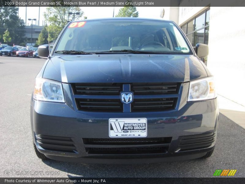 Modern Blue Pearl / Medium Slate Gray/Light Shale 2009 Dodge Grand Caravan SE