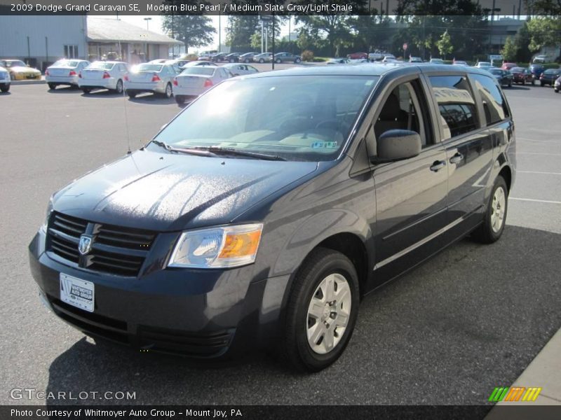 Modern Blue Pearl / Medium Slate Gray/Light Shale 2009 Dodge Grand Caravan SE