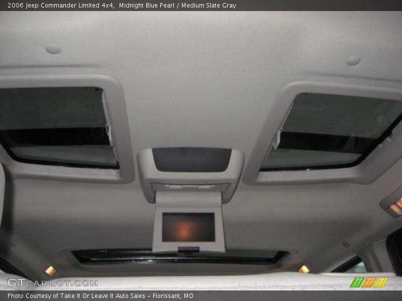 Midnight Blue Pearl / Medium Slate Gray 2006 Jeep Commander Limited 4x4