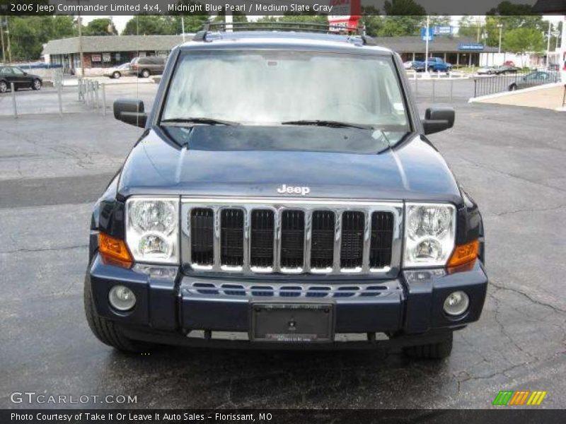 Midnight Blue Pearl / Medium Slate Gray 2006 Jeep Commander Limited 4x4