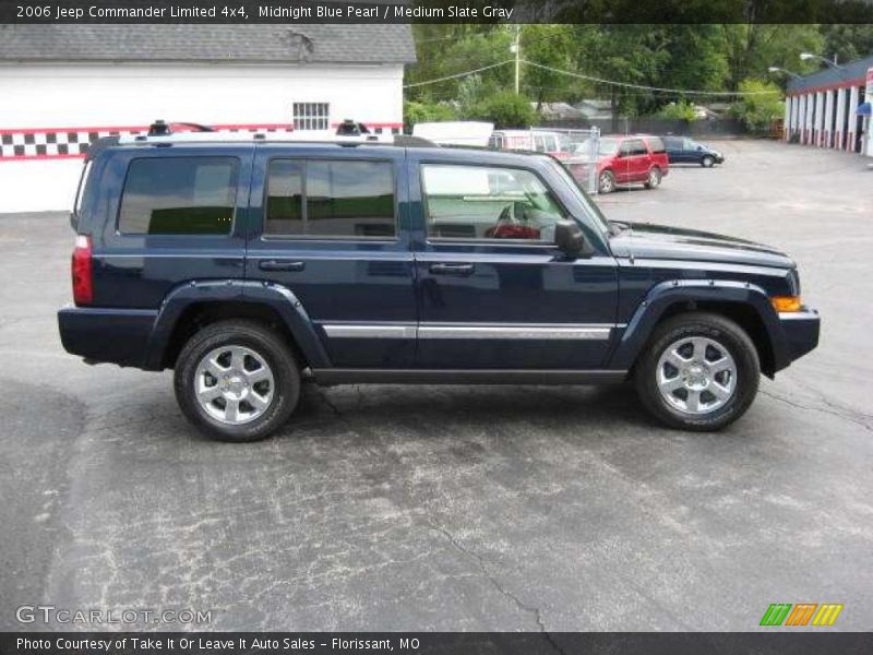 Midnight Blue Pearl / Medium Slate Gray 2006 Jeep Commander Limited 4x4