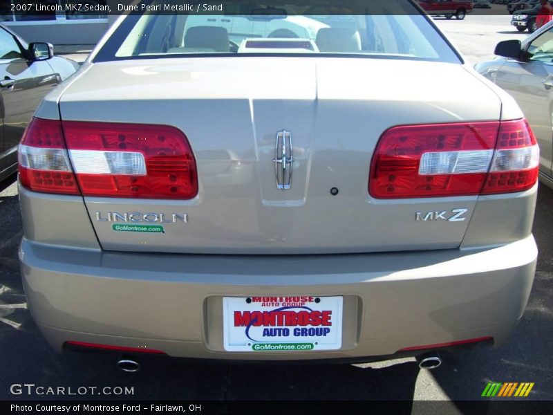 Dune Pearl Metallic / Sand 2007 Lincoln MKZ Sedan