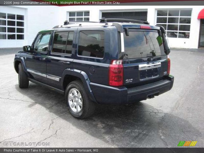 Midnight Blue Pearl / Medium Slate Gray 2006 Jeep Commander Limited 4x4
