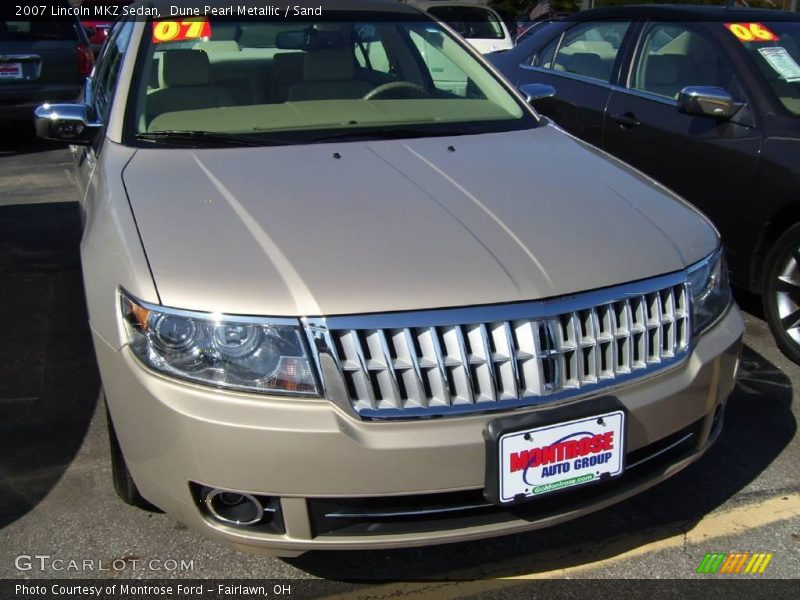 Dune Pearl Metallic / Sand 2007 Lincoln MKZ Sedan