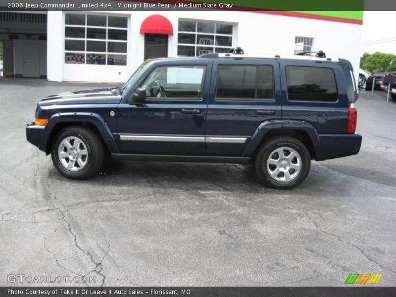 Midnight Blue Pearl / Medium Slate Gray 2006 Jeep Commander Limited 4x4