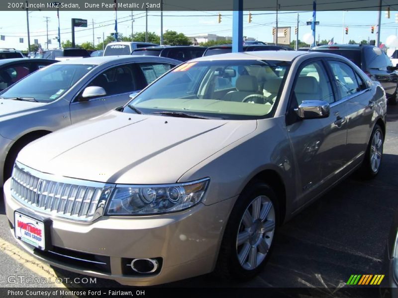 Dune Pearl Metallic / Sand 2007 Lincoln MKZ Sedan