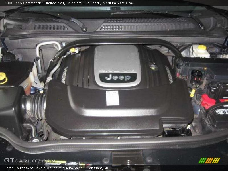Midnight Blue Pearl / Medium Slate Gray 2006 Jeep Commander Limited 4x4