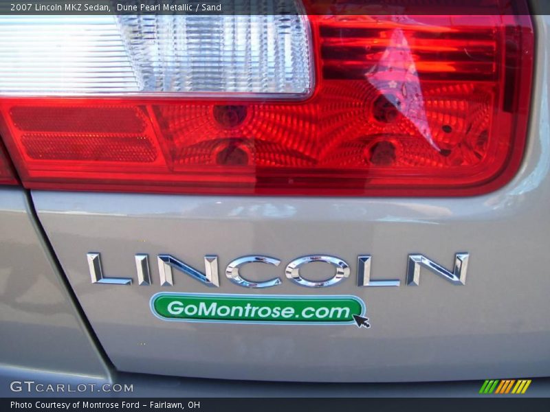 Dune Pearl Metallic / Sand 2007 Lincoln MKZ Sedan