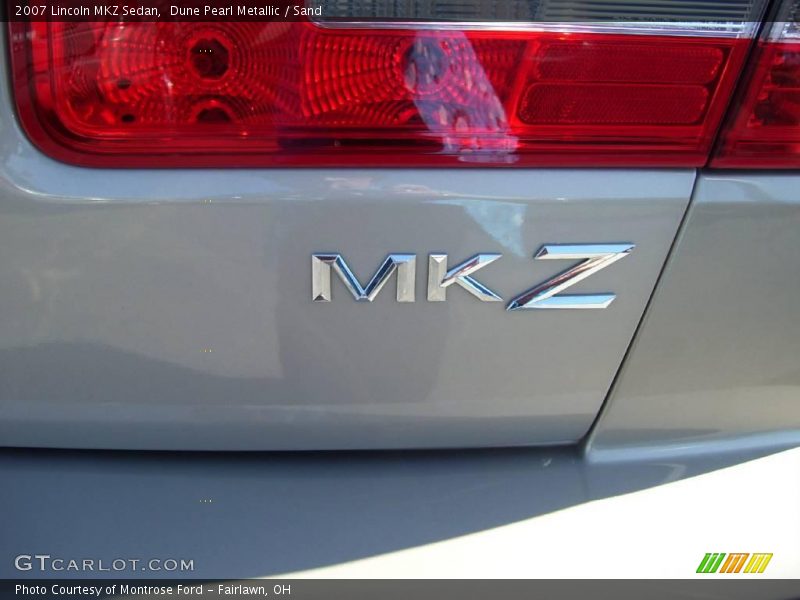 Dune Pearl Metallic / Sand 2007 Lincoln MKZ Sedan