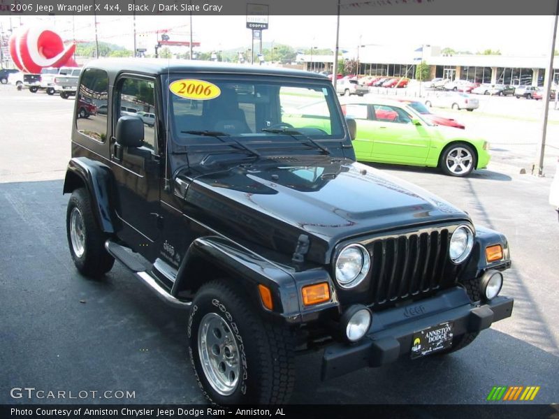 Black / Dark Slate Gray 2006 Jeep Wrangler X 4x4
