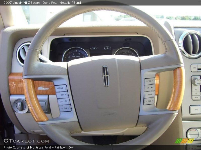 Dune Pearl Metallic / Sand 2007 Lincoln MKZ Sedan