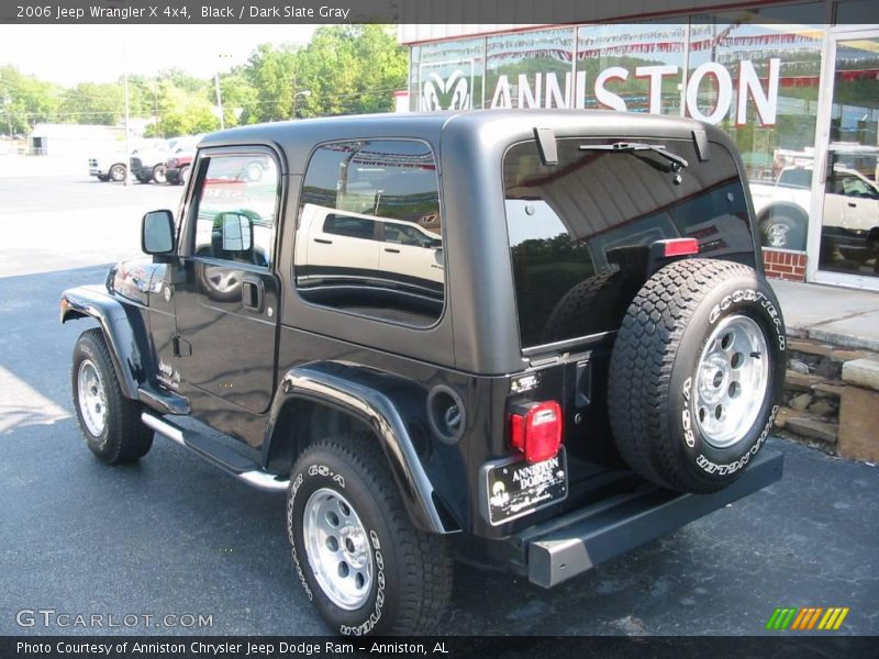 Black / Dark Slate Gray 2006 Jeep Wrangler X 4x4