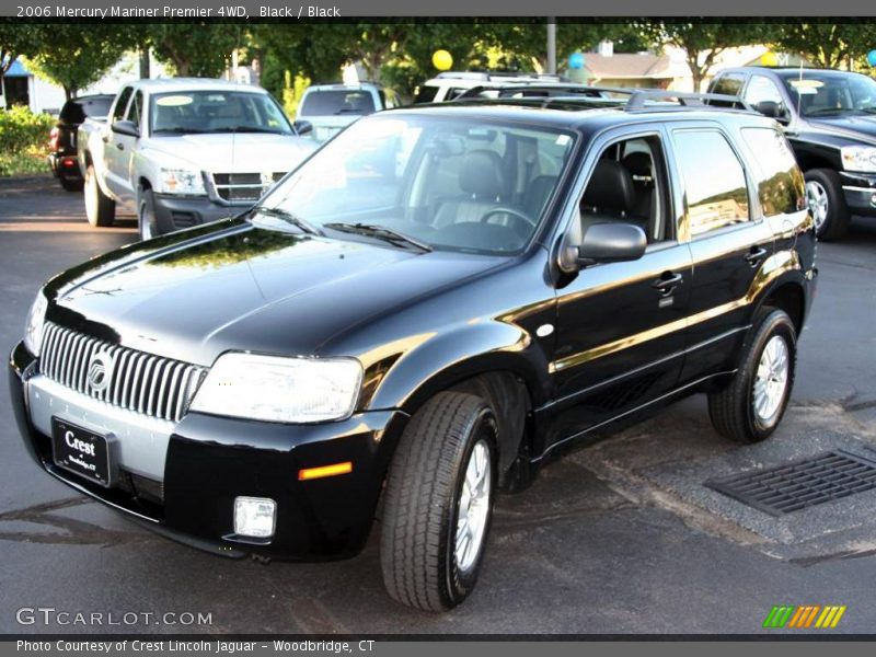 Black / Black 2006 Mercury Mariner Premier 4WD