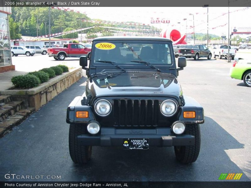 Black / Dark Slate Gray 2006 Jeep Wrangler X 4x4