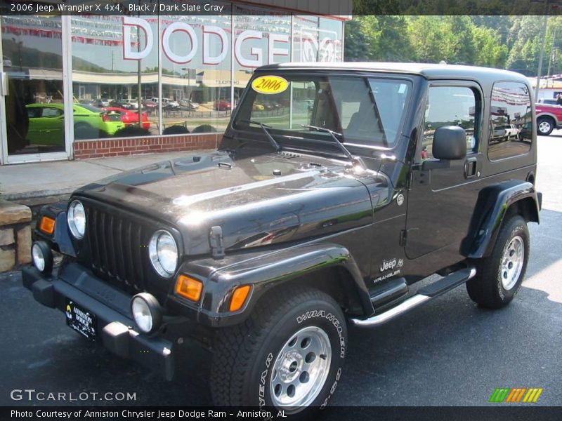 Black / Dark Slate Gray 2006 Jeep Wrangler X 4x4