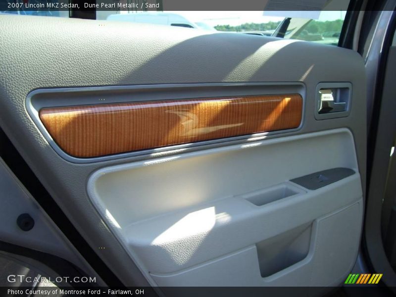 Dune Pearl Metallic / Sand 2007 Lincoln MKZ Sedan