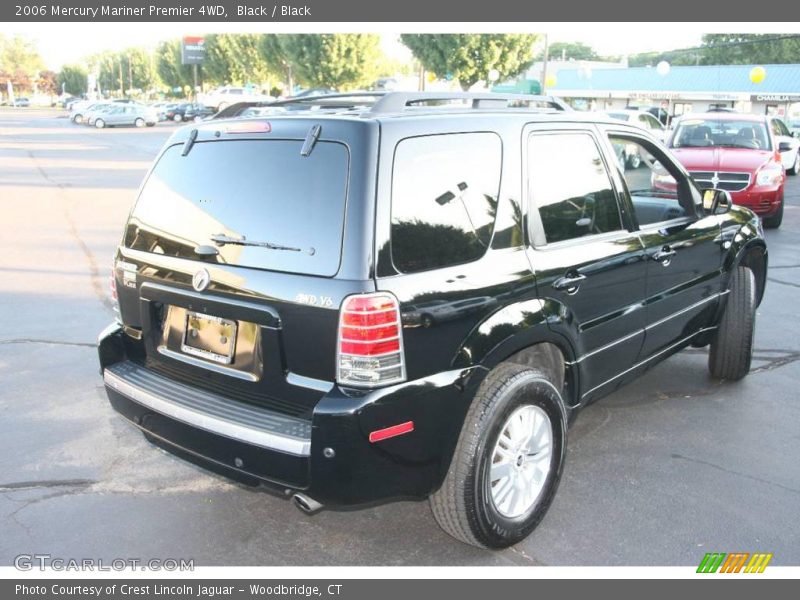 Black / Black 2006 Mercury Mariner Premier 4WD