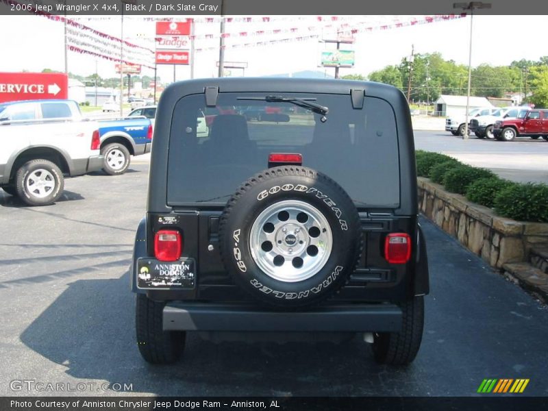 Black / Dark Slate Gray 2006 Jeep Wrangler X 4x4