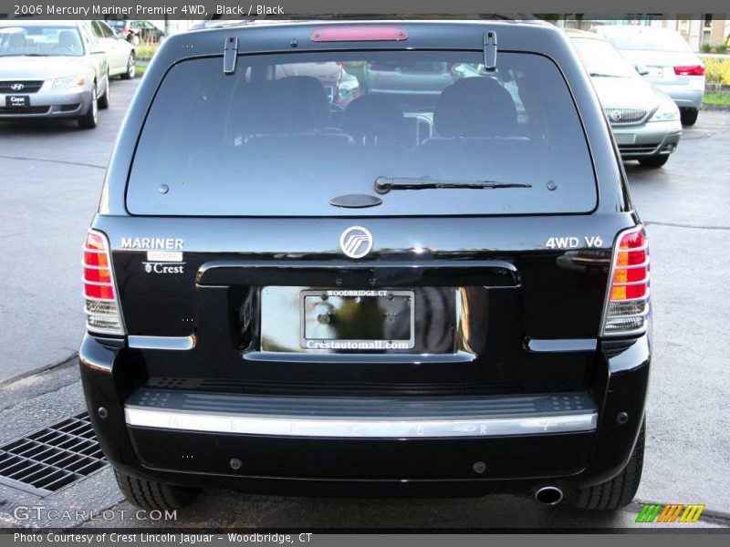 Black / Black 2006 Mercury Mariner Premier 4WD