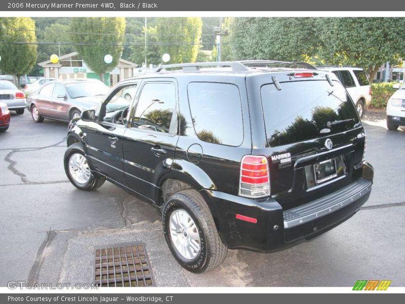 Black / Black 2006 Mercury Mariner Premier 4WD