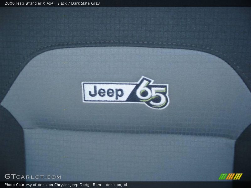 Black / Dark Slate Gray 2006 Jeep Wrangler X 4x4