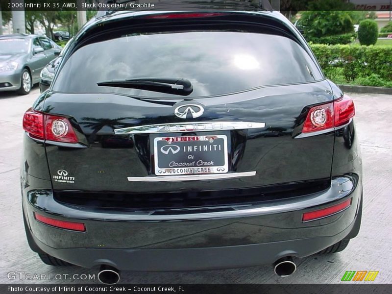 Black Obsidian / Graphite 2006 Infiniti FX 35 AWD