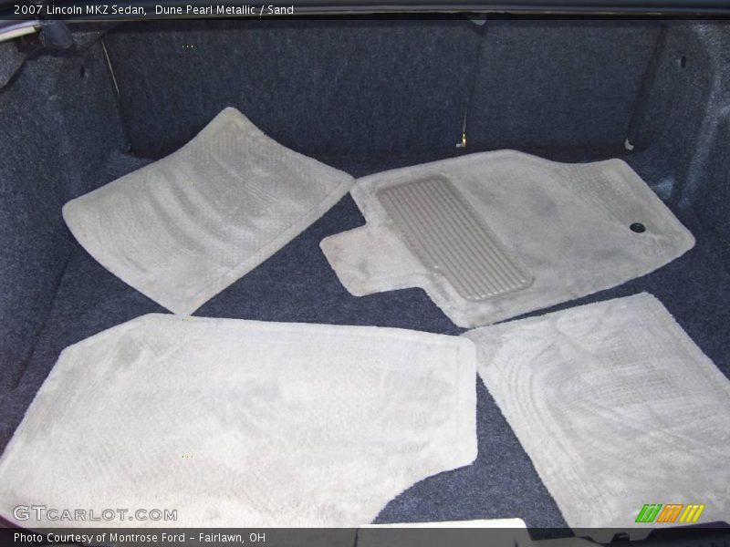 Dune Pearl Metallic / Sand 2007 Lincoln MKZ Sedan