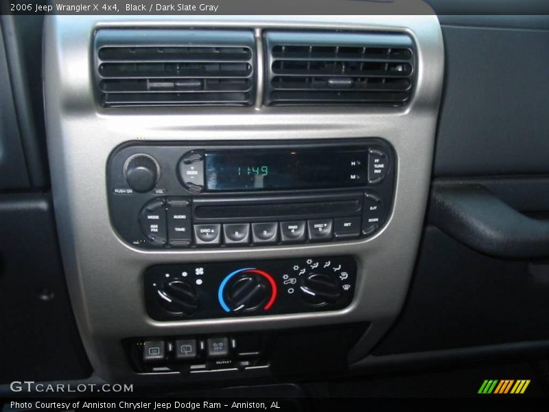 Black / Dark Slate Gray 2006 Jeep Wrangler X 4x4