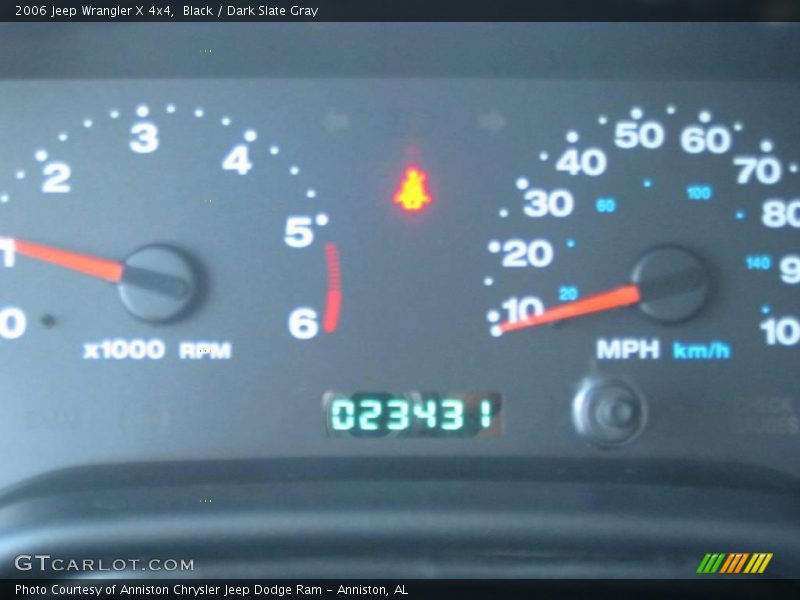 Black / Dark Slate Gray 2006 Jeep Wrangler X 4x4
