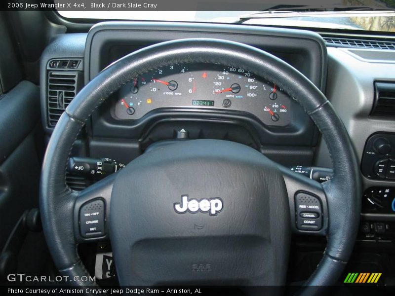 Black / Dark Slate Gray 2006 Jeep Wrangler X 4x4