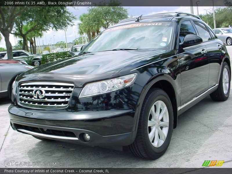Black Obsidian / Graphite 2006 Infiniti FX 35 AWD
