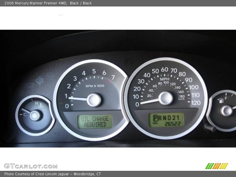 Black / Black 2006 Mercury Mariner Premier 4WD