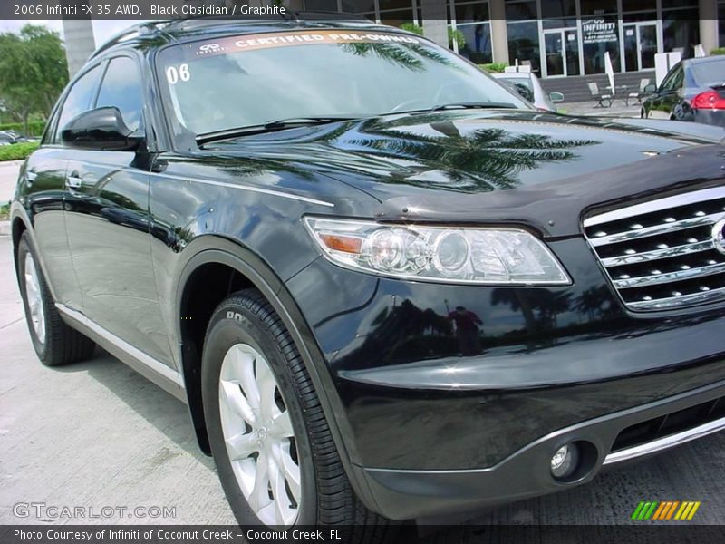 Black Obsidian / Graphite 2006 Infiniti FX 35 AWD