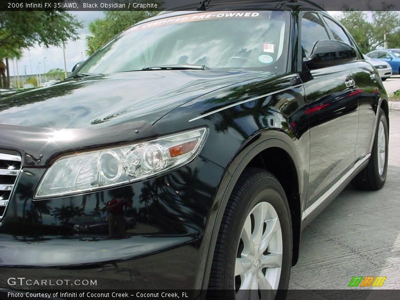 Black Obsidian / Graphite 2006 Infiniti FX 35 AWD