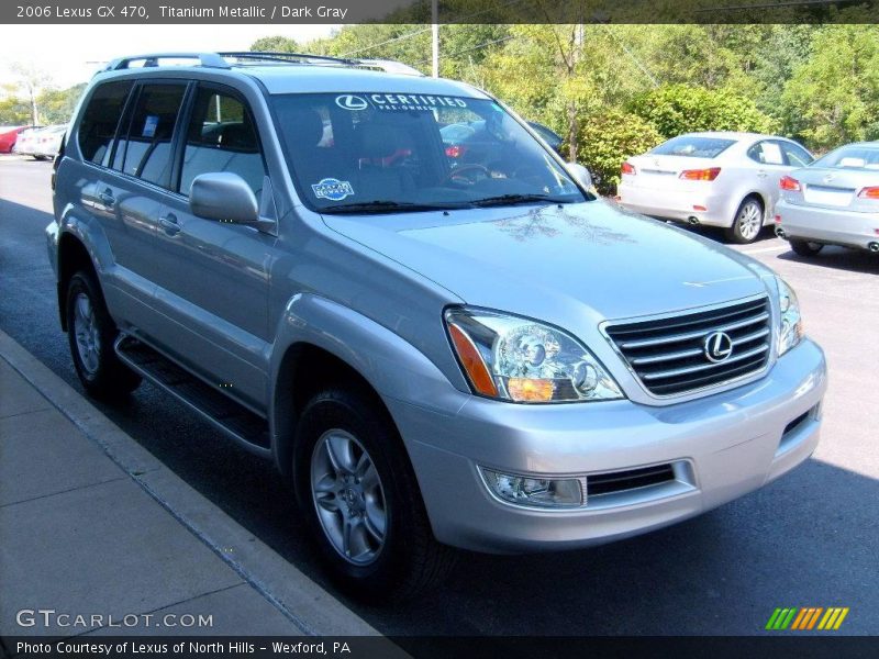 Titanium Metallic / Dark Gray 2006 Lexus GX 470