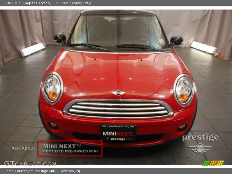Chili Red / Black/Grey 2009 Mini Cooper Hardtop