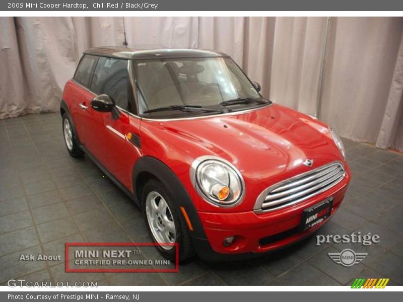 Chili Red / Black/Grey 2009 Mini Cooper Hardtop