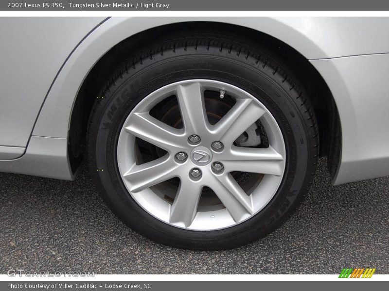 Tungsten Silver Metallic / Light Gray 2007 Lexus ES 350