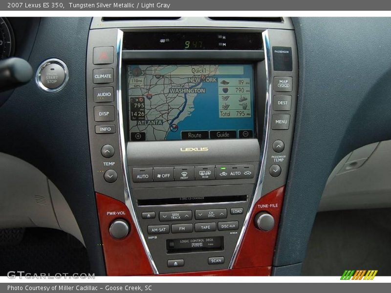 Tungsten Silver Metallic / Light Gray 2007 Lexus ES 350