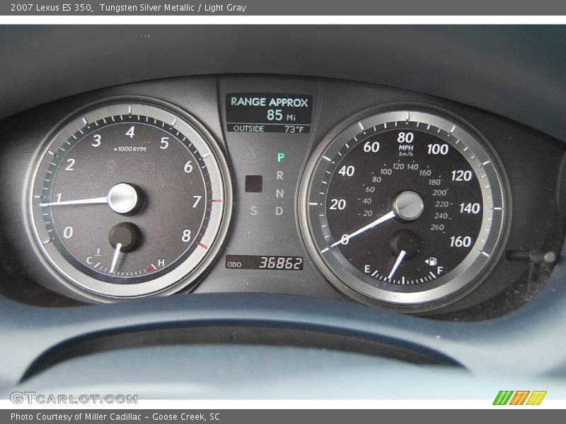 Tungsten Silver Metallic / Light Gray 2007 Lexus ES 350